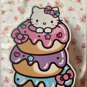 Hello kitty donut stack wall decor